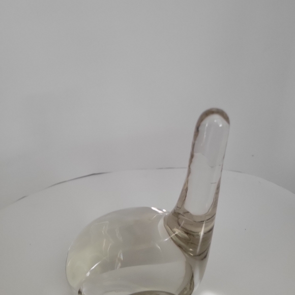 Vintage Clear Crystal Golf Club Head Paperweight Office - Picture 3 of 4